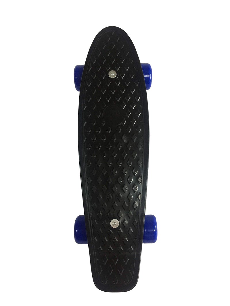 SK8MEMO 17" Mini Skateboard, Kids Skateboard for Beginners Age 3-6 Years (Black). - Image 1